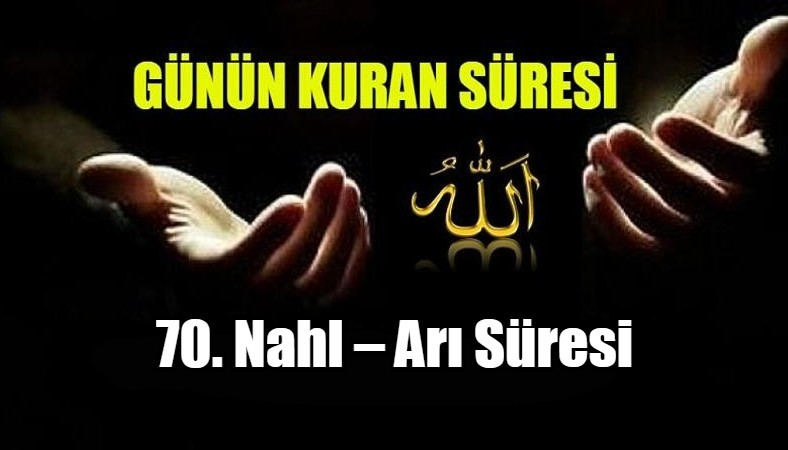 70. Nahl – Arı Süresi