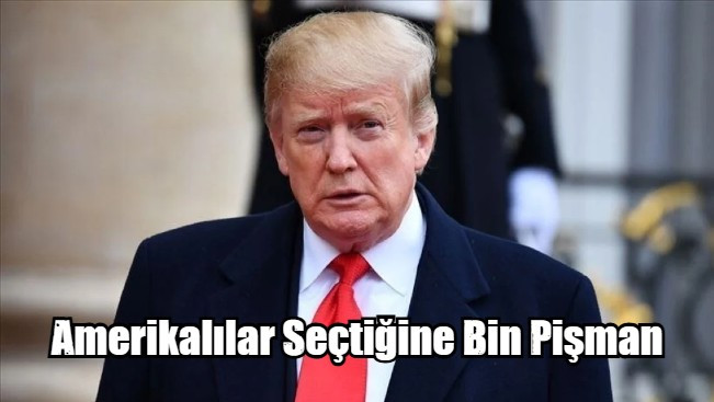 Amerikalıların Yarısından Fazlasının Trump'ın Başkanlık Performansından Memnun Olmadığı Ortaya Çıktı