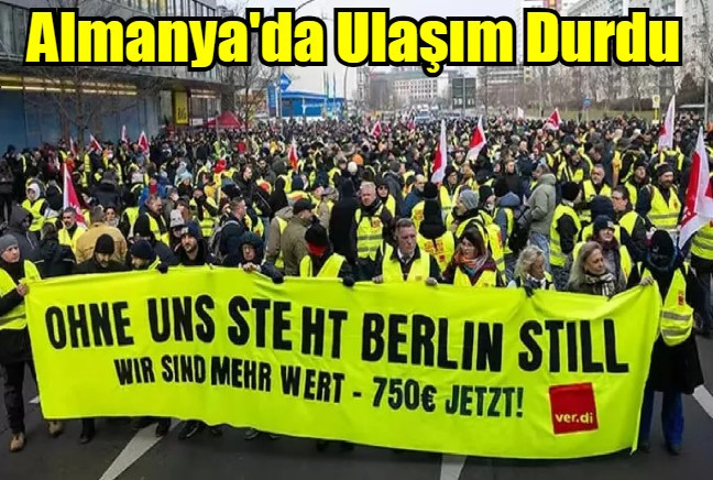 Berlin’de Toplu Taşımada 48 Saatlik Grev