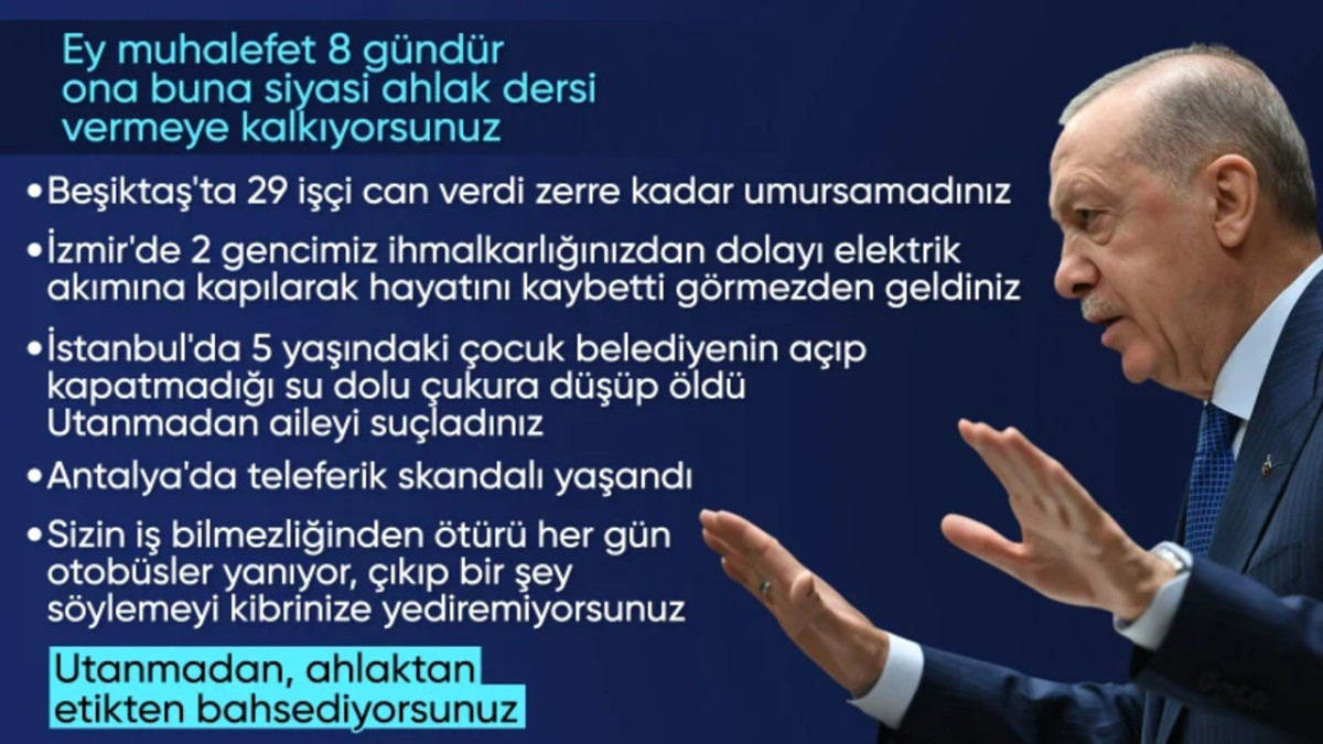 Cumhurbaşkanı Erdoğan, CHP'nin Skandallarını Sıralayarak Eleştirilere Cevap Verdi