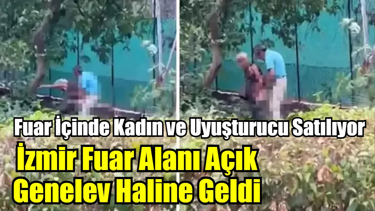 Eski Fuar İçindeki Park'da kimseye aldırmadan cinsel ilişkiye girdiler