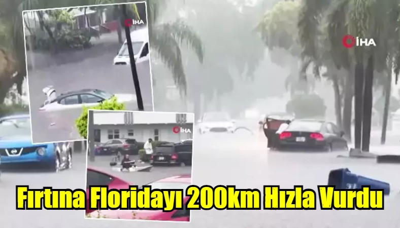 Fırtına Floridayı 200km Hızla Vurdu