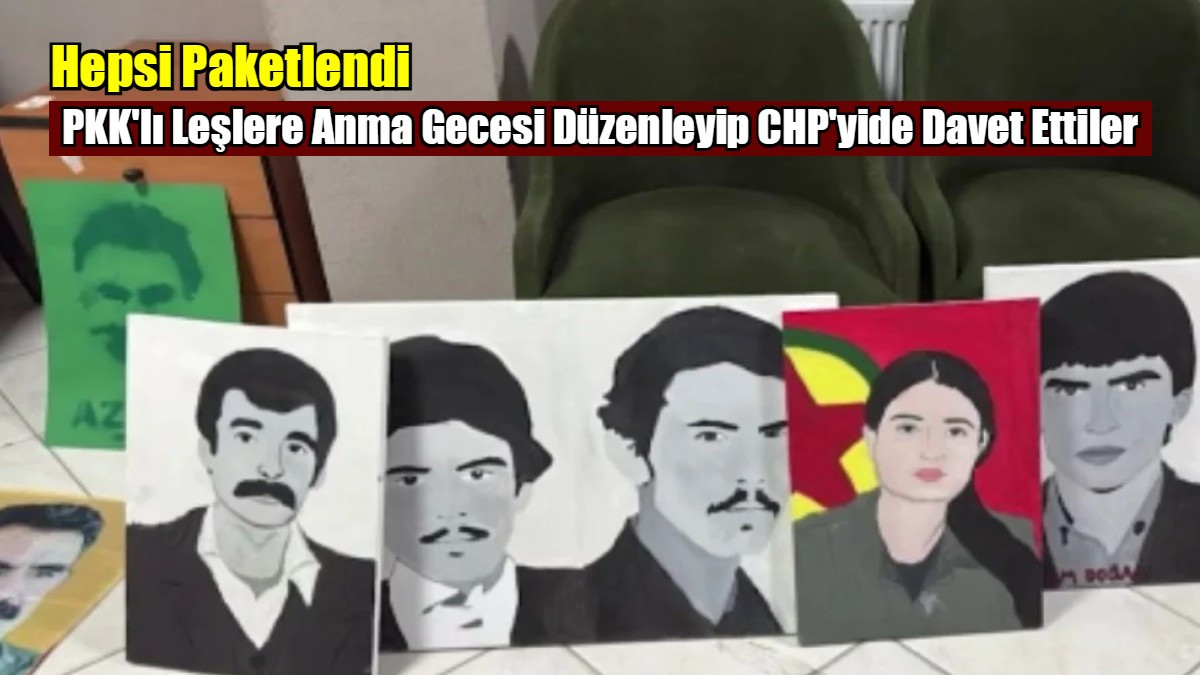 Gebertilen PKK'lı Teröristlere Anma Gecesi Yapan DEM'liler CHP'lileride Davet Etti