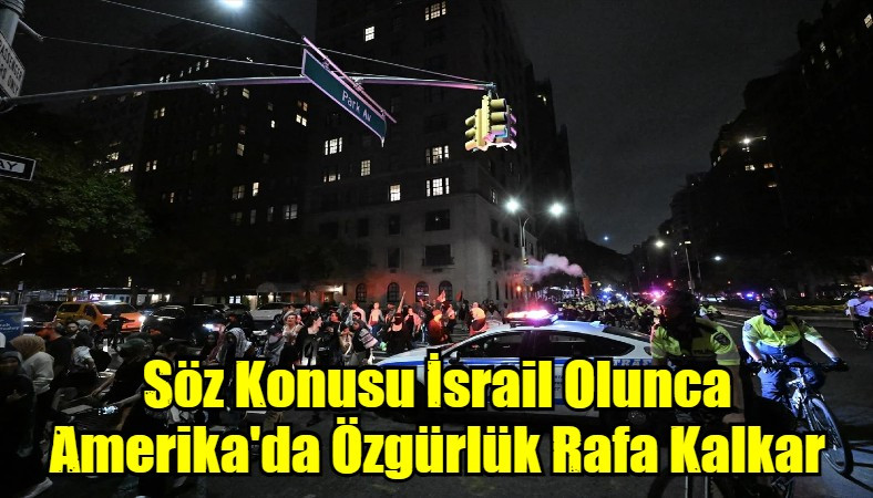 New York'a giden Netanyahu protesto edildi