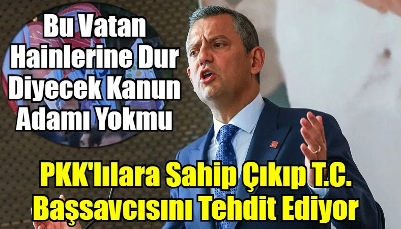 PKK'lılara Sahip Çıkıp T.C. Başsavcısını Tehdit Ediyor