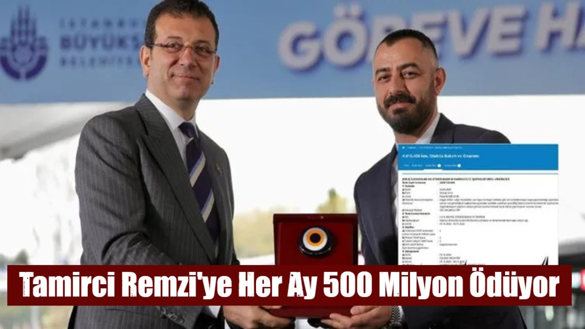 Tamirci Remzi'ye Her Ay 500 Milyon Ödüyor