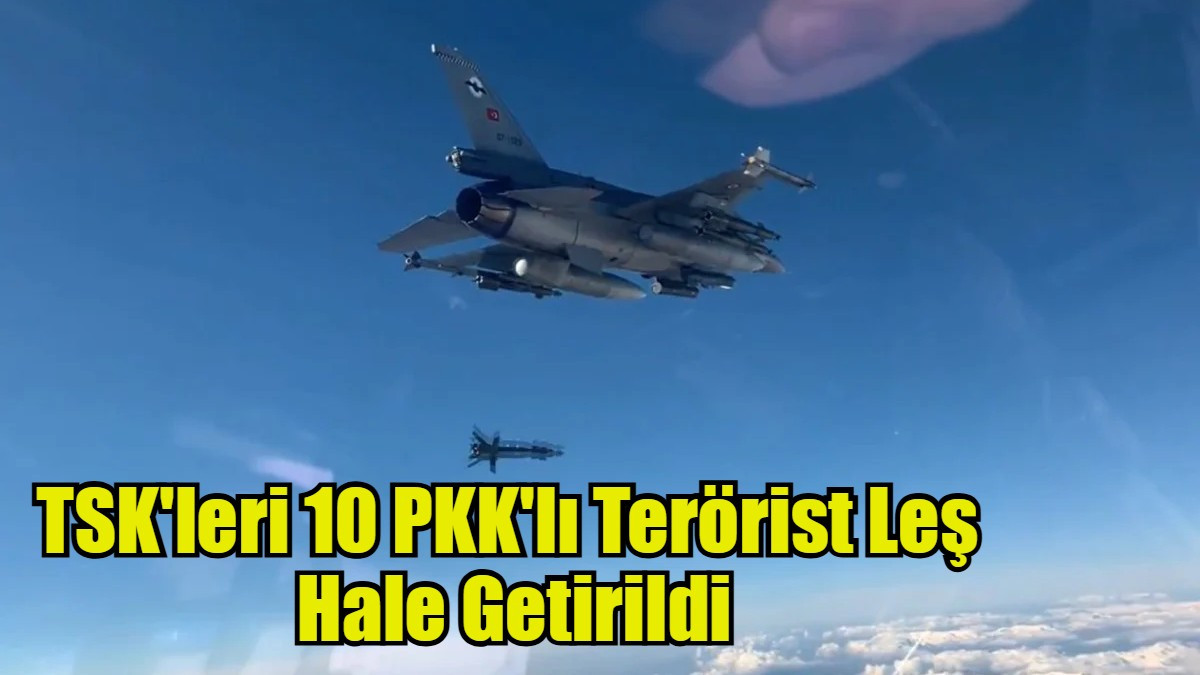 TSK'leri 10 PKK'lı Terörist Leş  Hale Getirildi