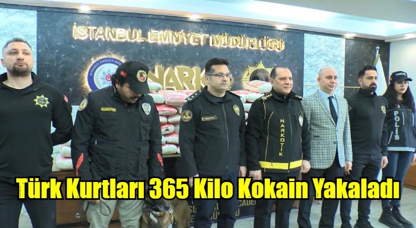 Türk Kurtları 365 Kilo Kokain Yakaladı