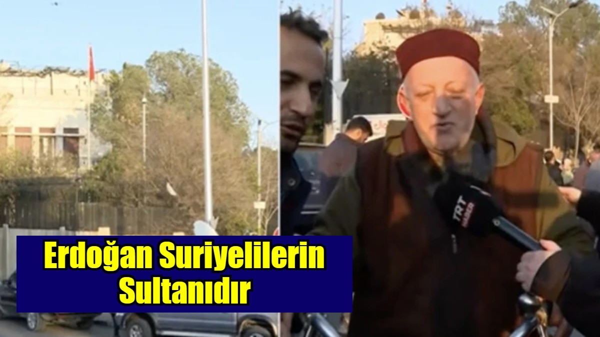 Türkiye'nin Şam Büyükelçiliği Önünde Kutlamalar