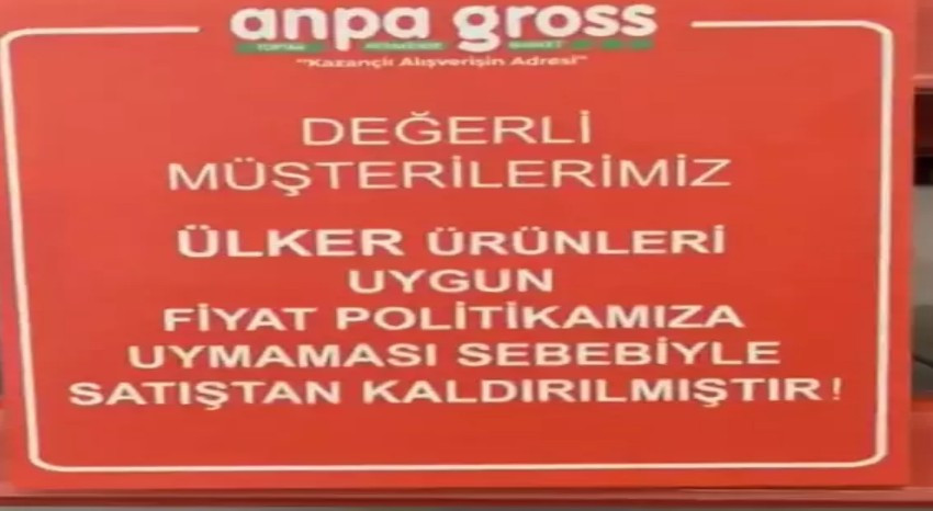 Ülker Ürünlerini Raflardan Kaldırdılar...!