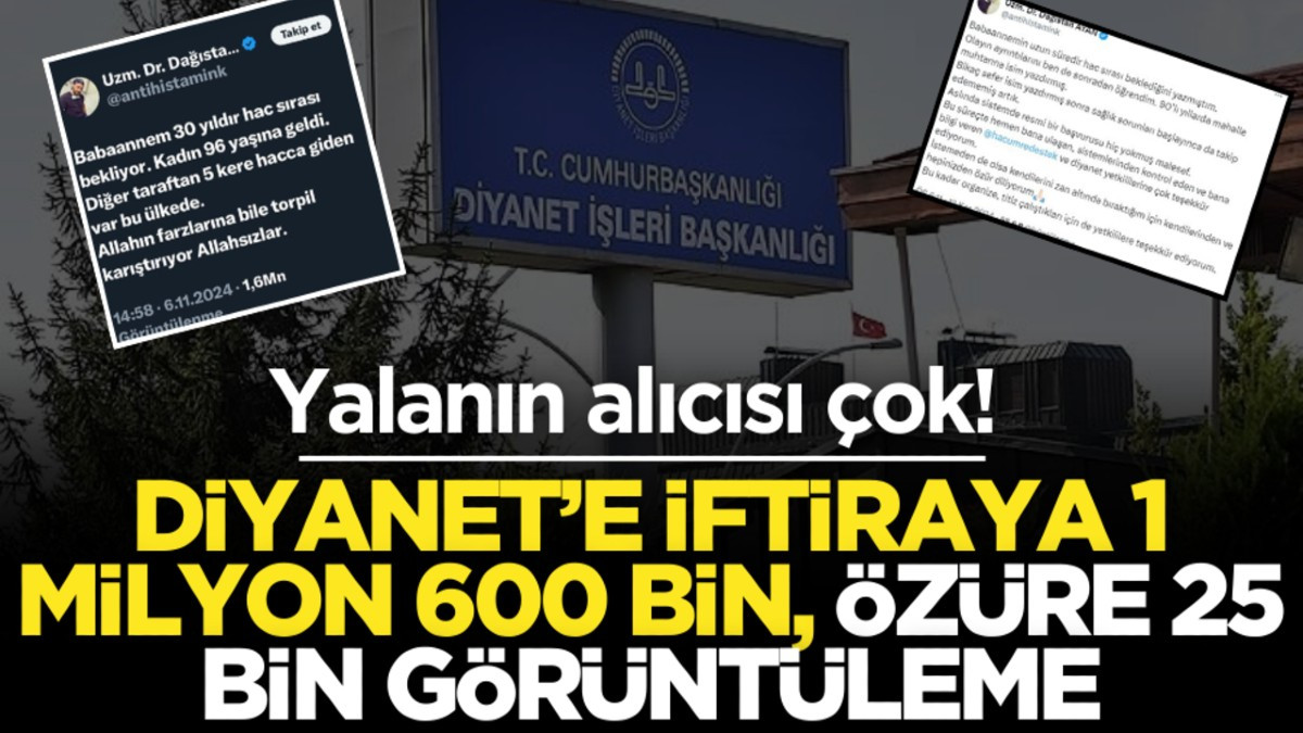 Yalanın alıcısı çok!